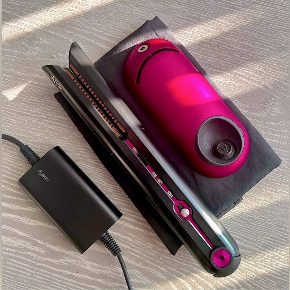 Dyson Corrale styler 1.5" straightener (Black Nickel/Fuchsia)